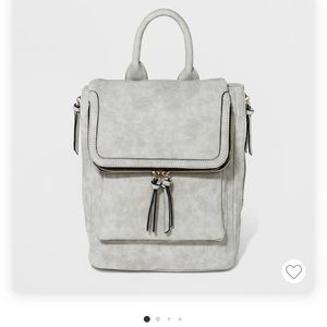 VR by Violet Ray Kendall backpack-light gray